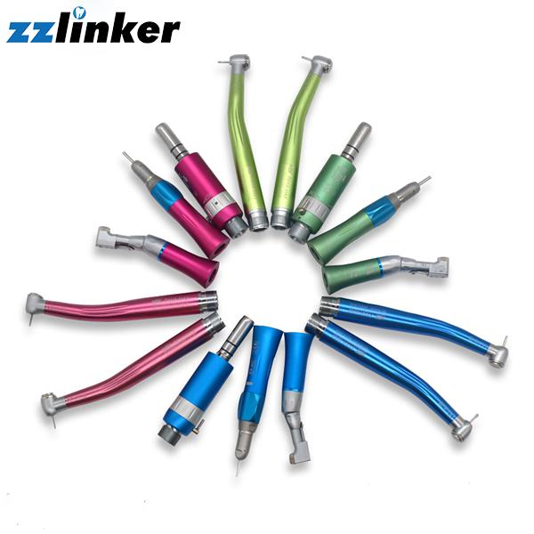 Dental Speed Handpiece Kit Colorful LED Dental Turbina Handpiece