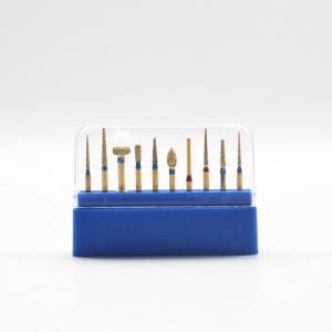 LK-P11-2 Gold Plated Diamond Burs Kit